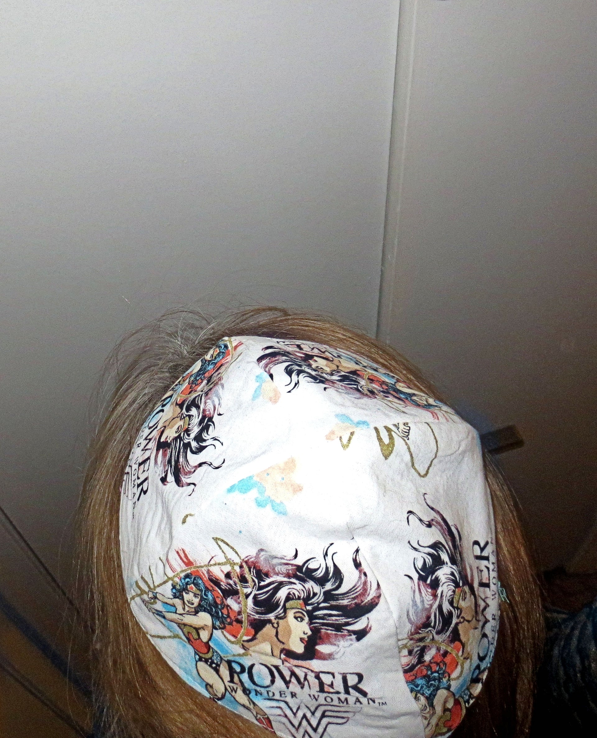 superhero kippah or yarmulke wonder woman power