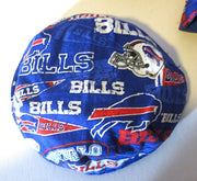 nfl saucer reversible kippah or yarmulke major sports teams nfl buffalo bills packed pattern