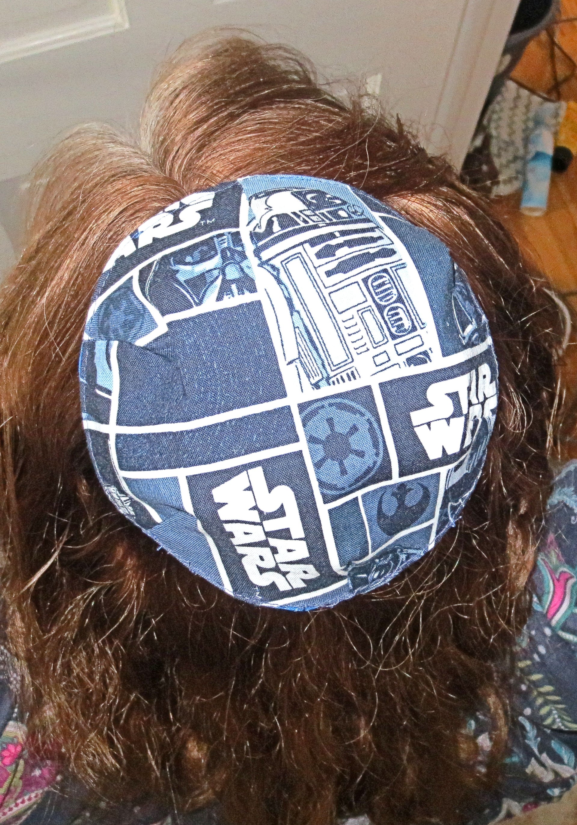 saucer kippah reversible select pattern both sides star wars star wars blue originals