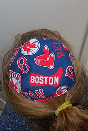 saucer reversible kippah or yarmulke major sports teams mlb boston red sox blue