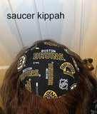 hockey team saucer reversible kippah or yarmulke major sports teams nhl