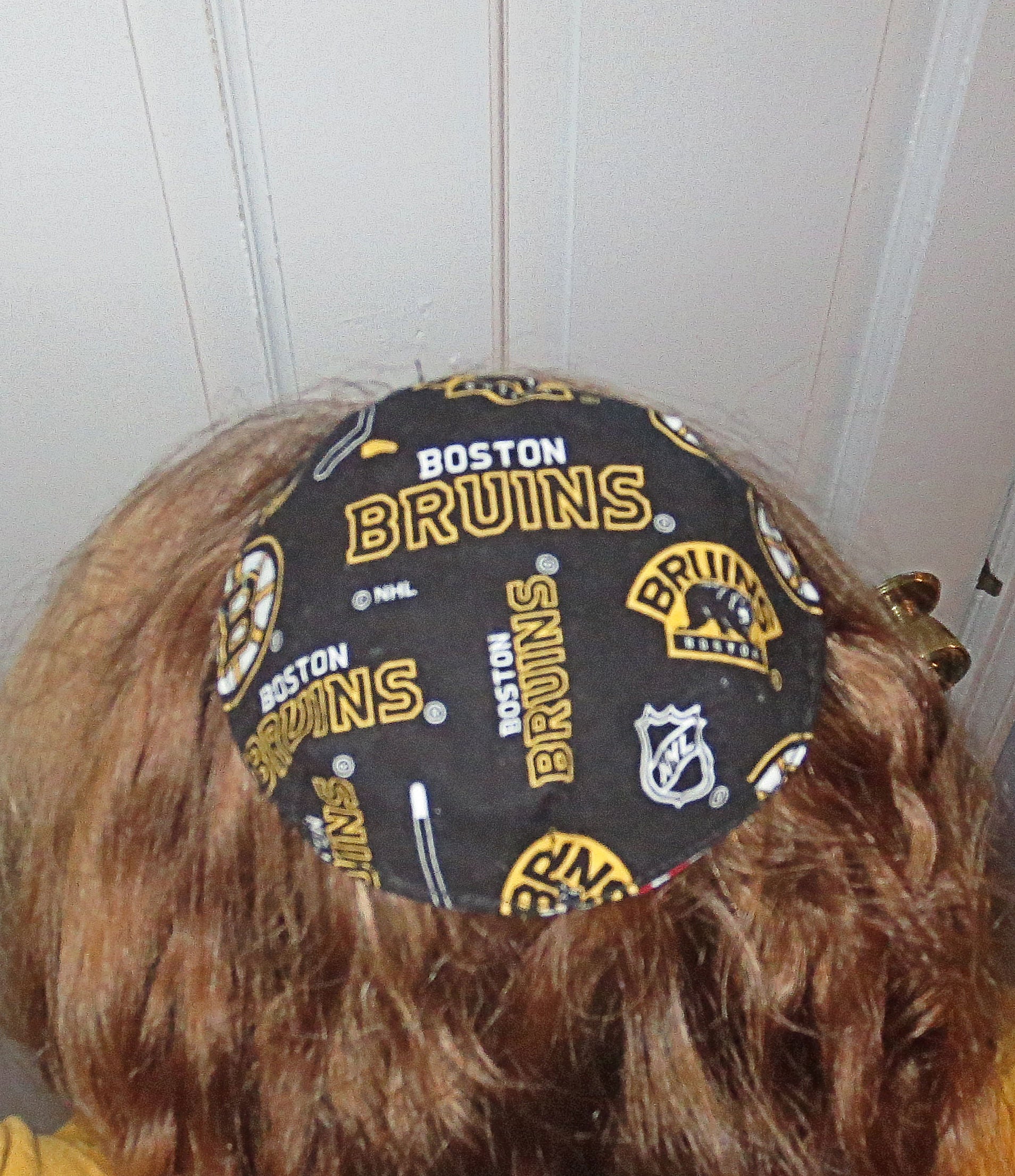 hockey team saucer reversible kippah or yarmulke major sports teams nhl boston bruins