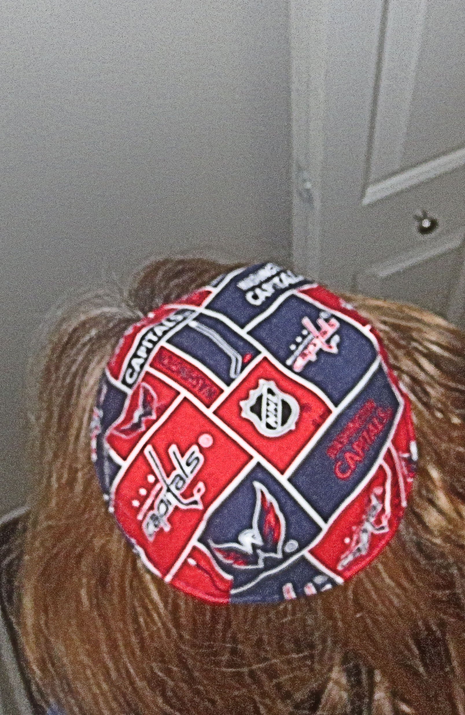 hockey team saucer reversible kippah or yarmulke major sports teams nhl washington capitals