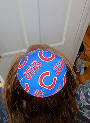 saucer reversible kippah or yarmulke major sports teams mlb chicago cubs