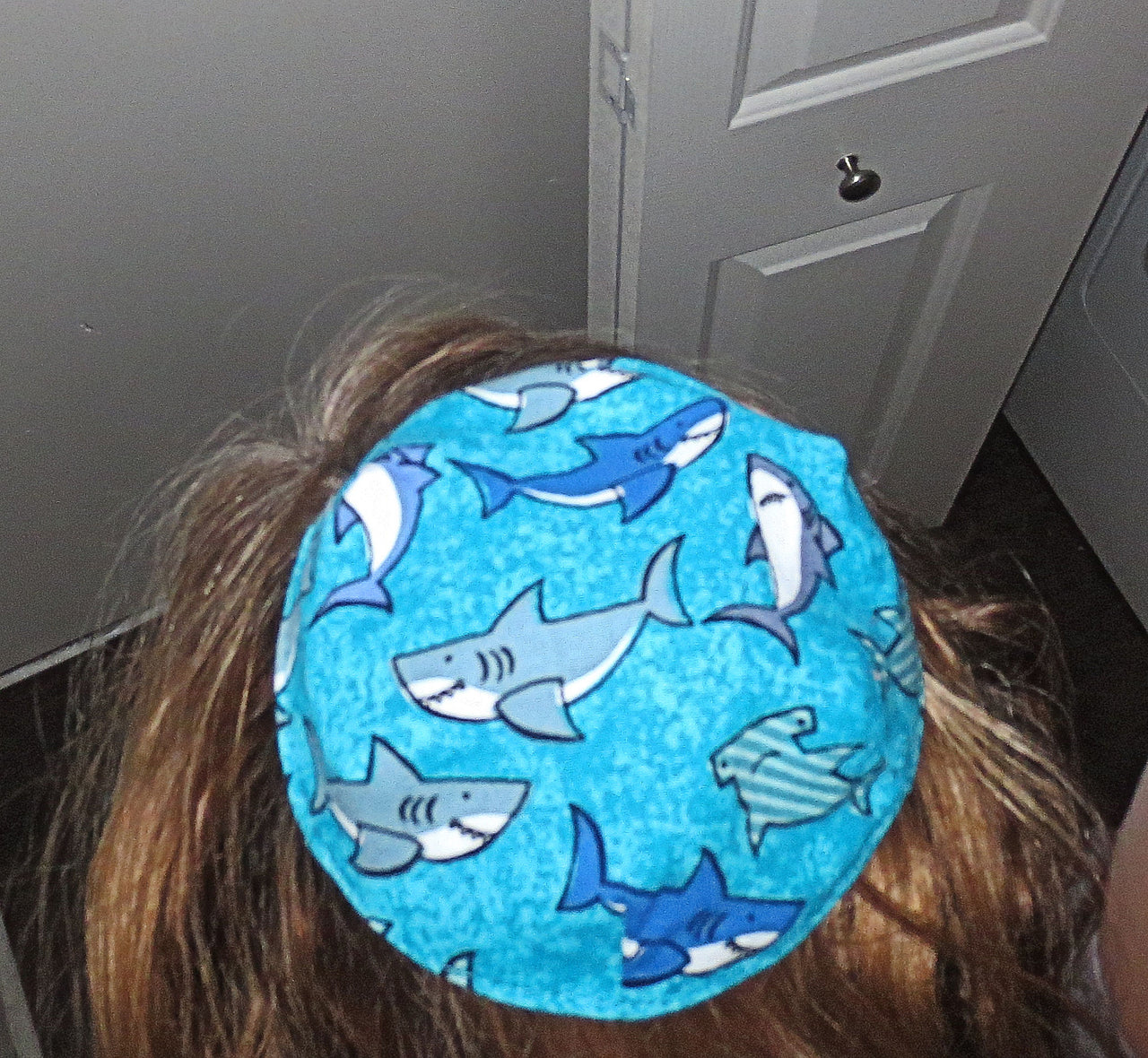 saucer kippah reversible select pattern both sides animals sharks