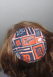 saucer reversible kippah or yarmulke major sports teams mlb detroit tigers