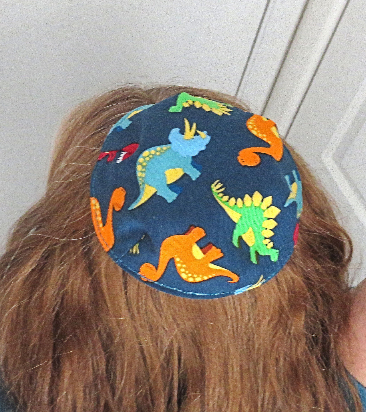 saucer kippah reversible select pattern both sides animals dinosaurs