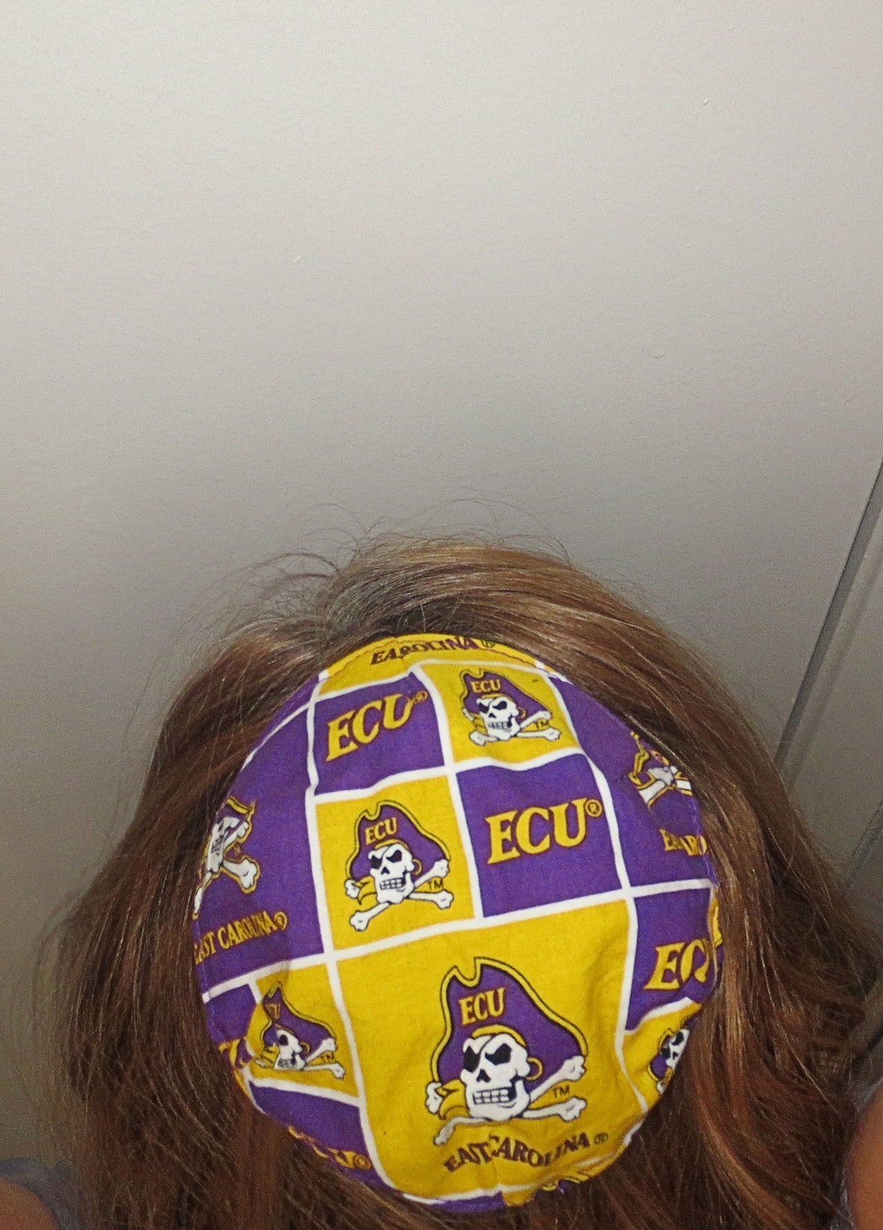 saucer reversible kippah or yarmulke college university teams east carolina university