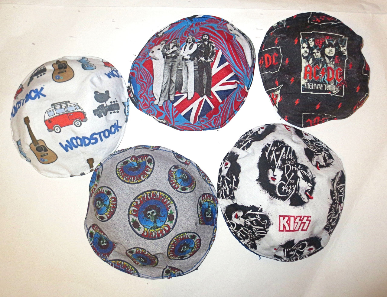 saucer kippah reversible yamaka music theme musical instruments