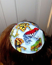 baby kippah reversible select pattern newborn yarmulke infant gift frogs