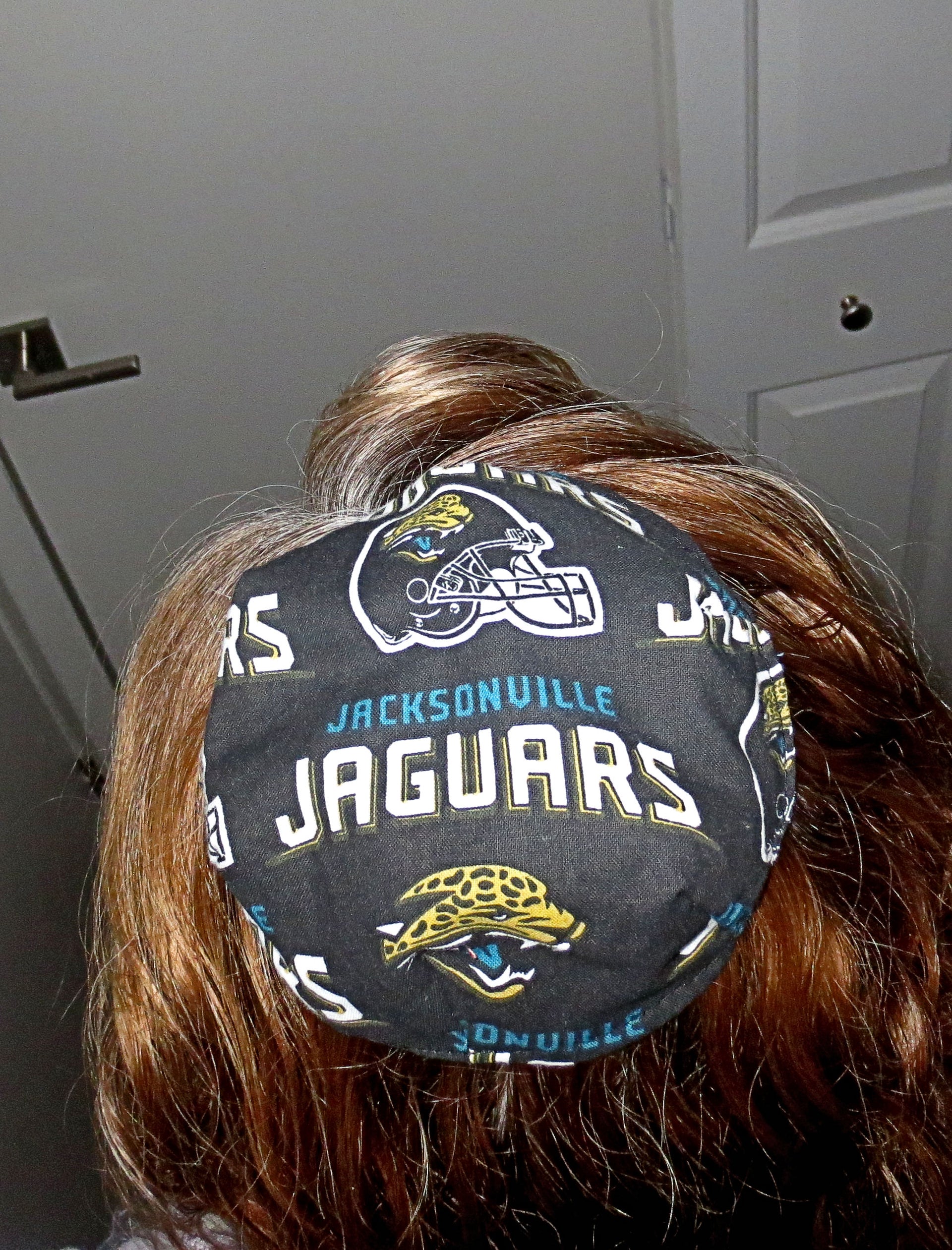 nfl saucer reversible kippah or yarmulke major sports teams nfl jacksonville jaquars