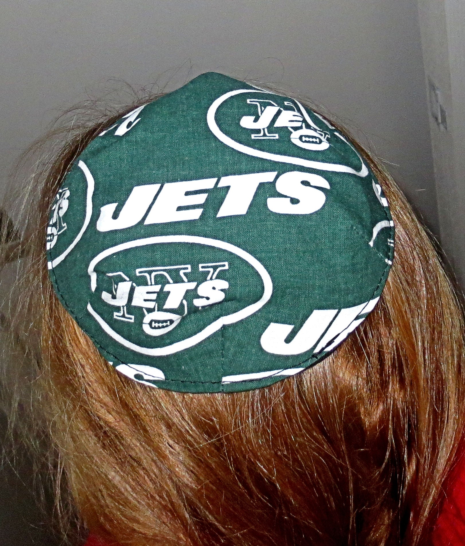 nfl saucer reversible kippah or yarmulke major sports teams nfl ny jets