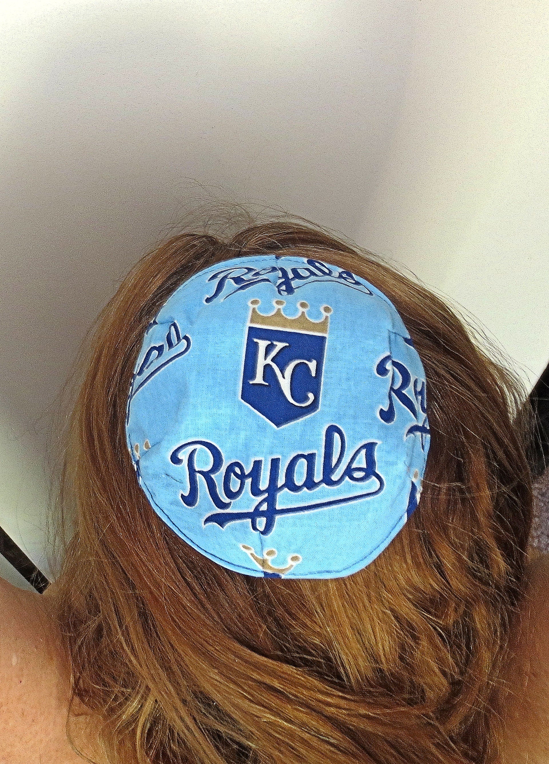 saucer reversible kippah or yarmulke major sports teams mlb kc royals