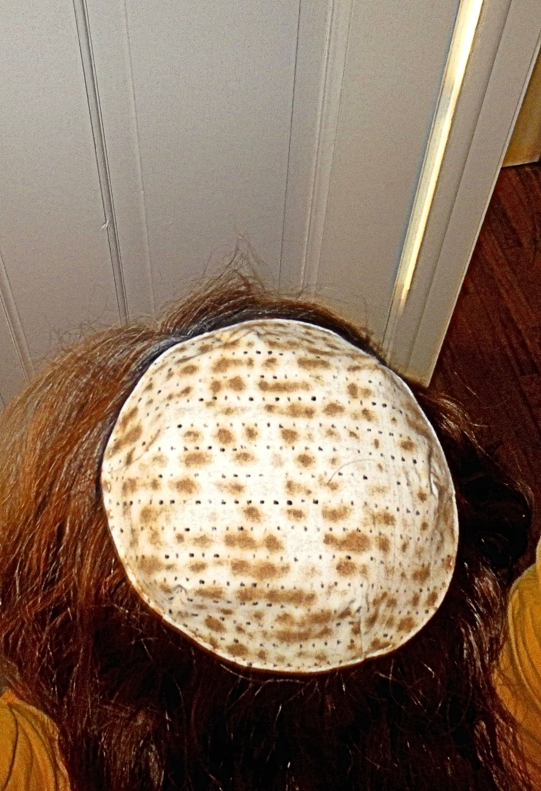 Matzah saucer kippah