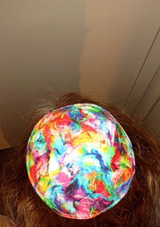 saucer kippah reversible yamaka geeky games variety meandering colors