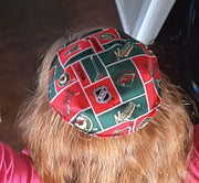 hockey team saucer reversible kippah or yarmulke major sports teams nhl minnesota wild