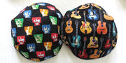 saucer kippah reversible yamaka music theme musical instruments