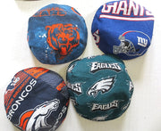 nfl saucer reversible kippah or yarmulke major sports teams nfl