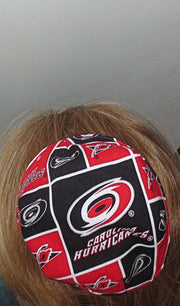 hockey team saucer reversible kippah or yarmulke major sports teams nhl carolina hurricanes