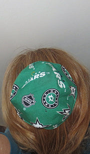 hockey team saucer reversible kippah or yarmulke major sports teams nhl dallas stars