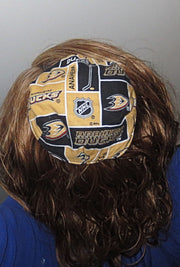 hockey team saucer reversible kippah or yarmulke major sports teams nhl anaheim ducks