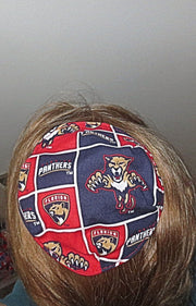 hockey team saucer reversible kippah or yarmulke major sports teams nhl florida panthers