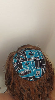 hockey team saucer reversible kippah or yarmulke major sports teams nhl