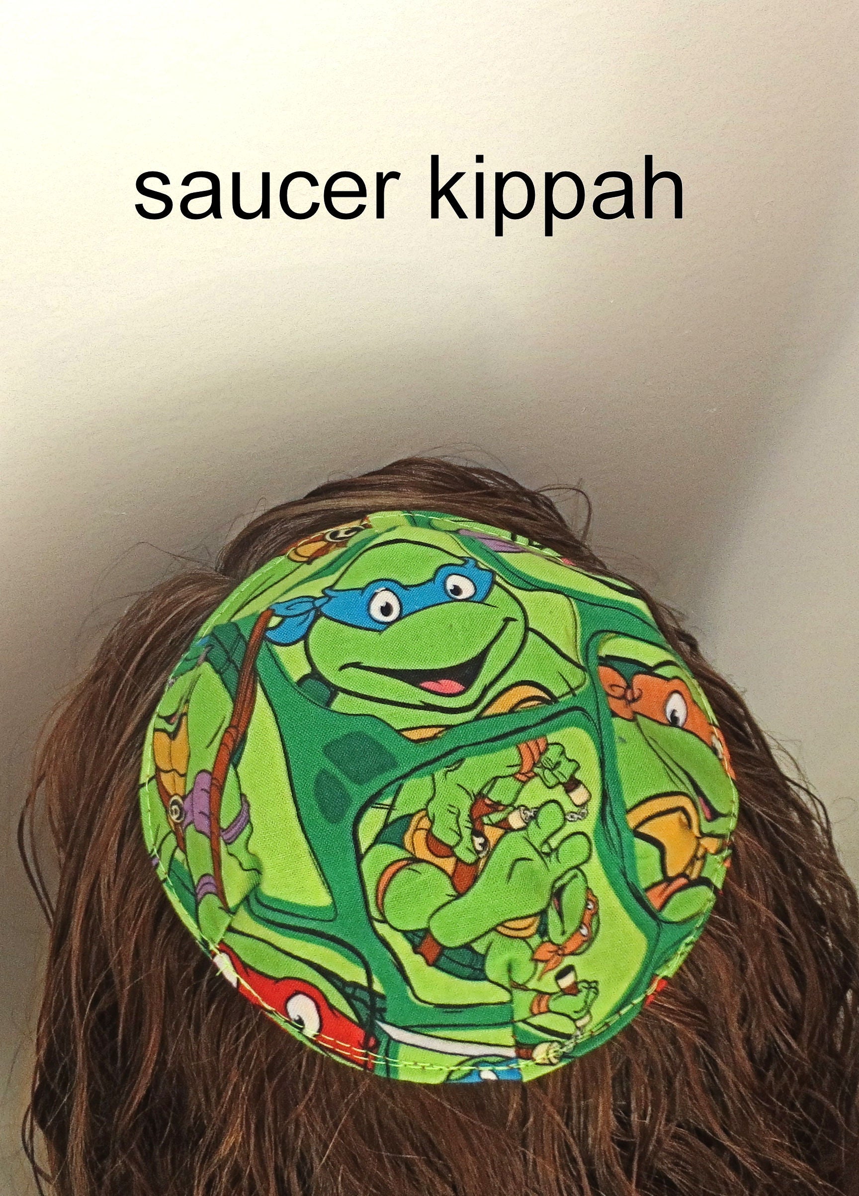 saucer kippah reversible select pattern both sides superheros & friends