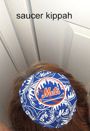 saucer reversible kippah or yarmulke major sports teams mlb