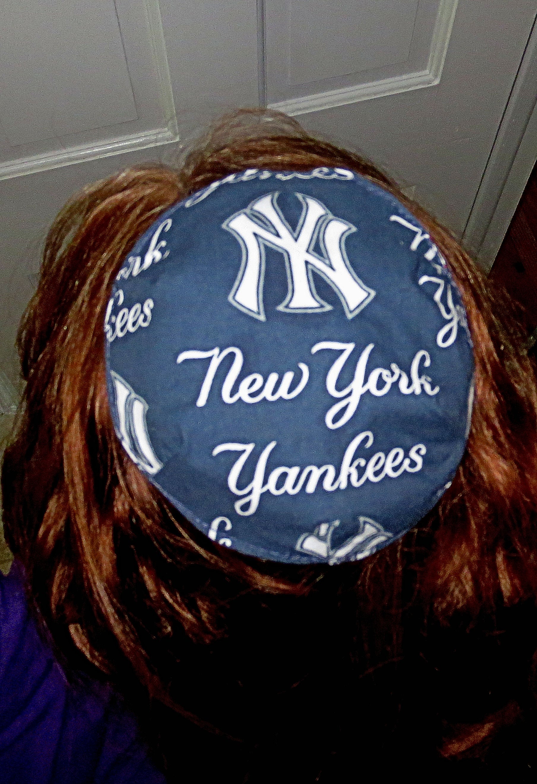 saucer reversible kippah or yarmulke major sports teams mlb ny yankees