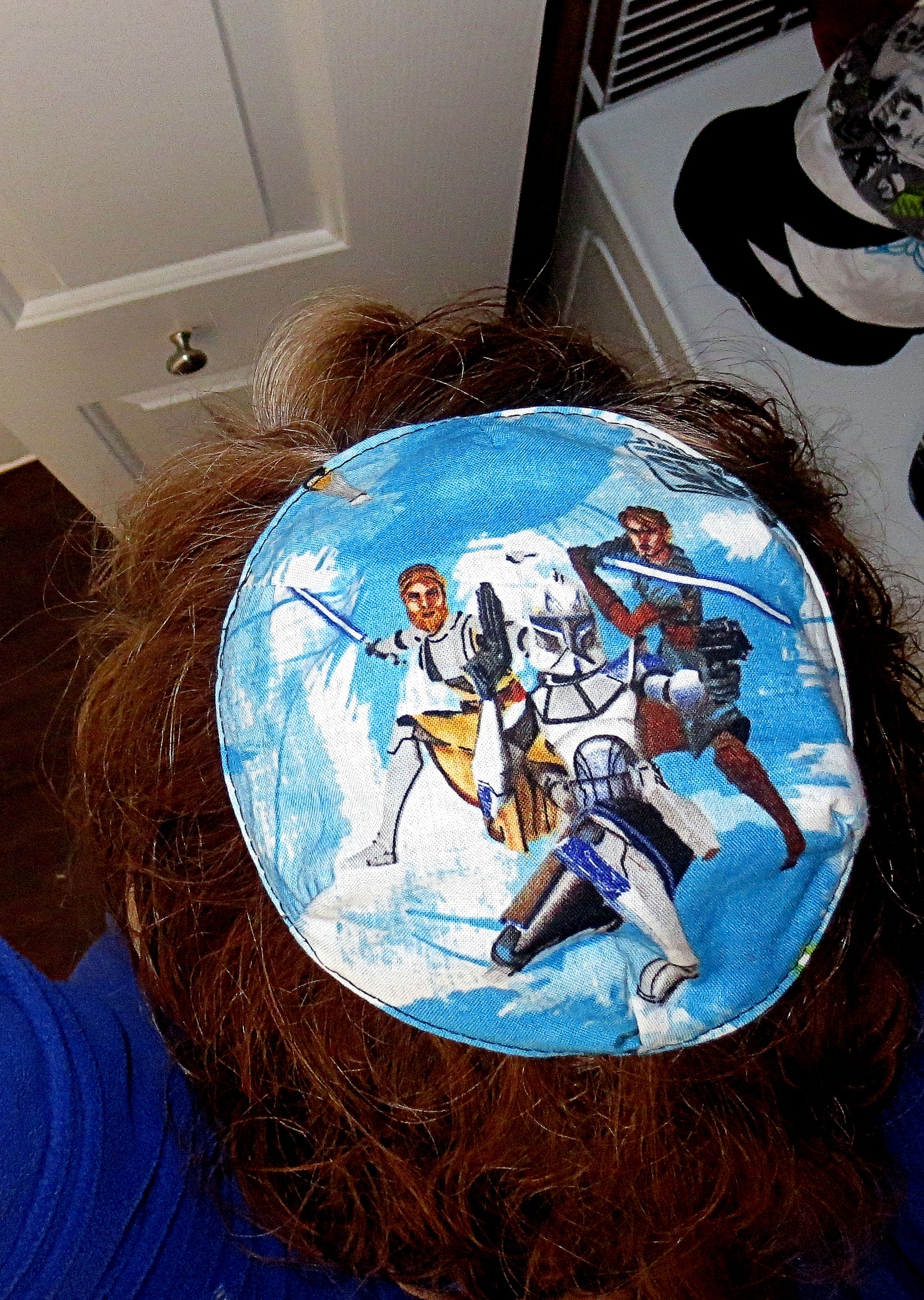 saucer kippah reversible select pattern both sides star wars clone wars obi wan kenobi