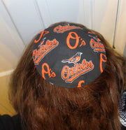 saucer reversible kippah or yarmulke major sports teams mlb baltimore orioles