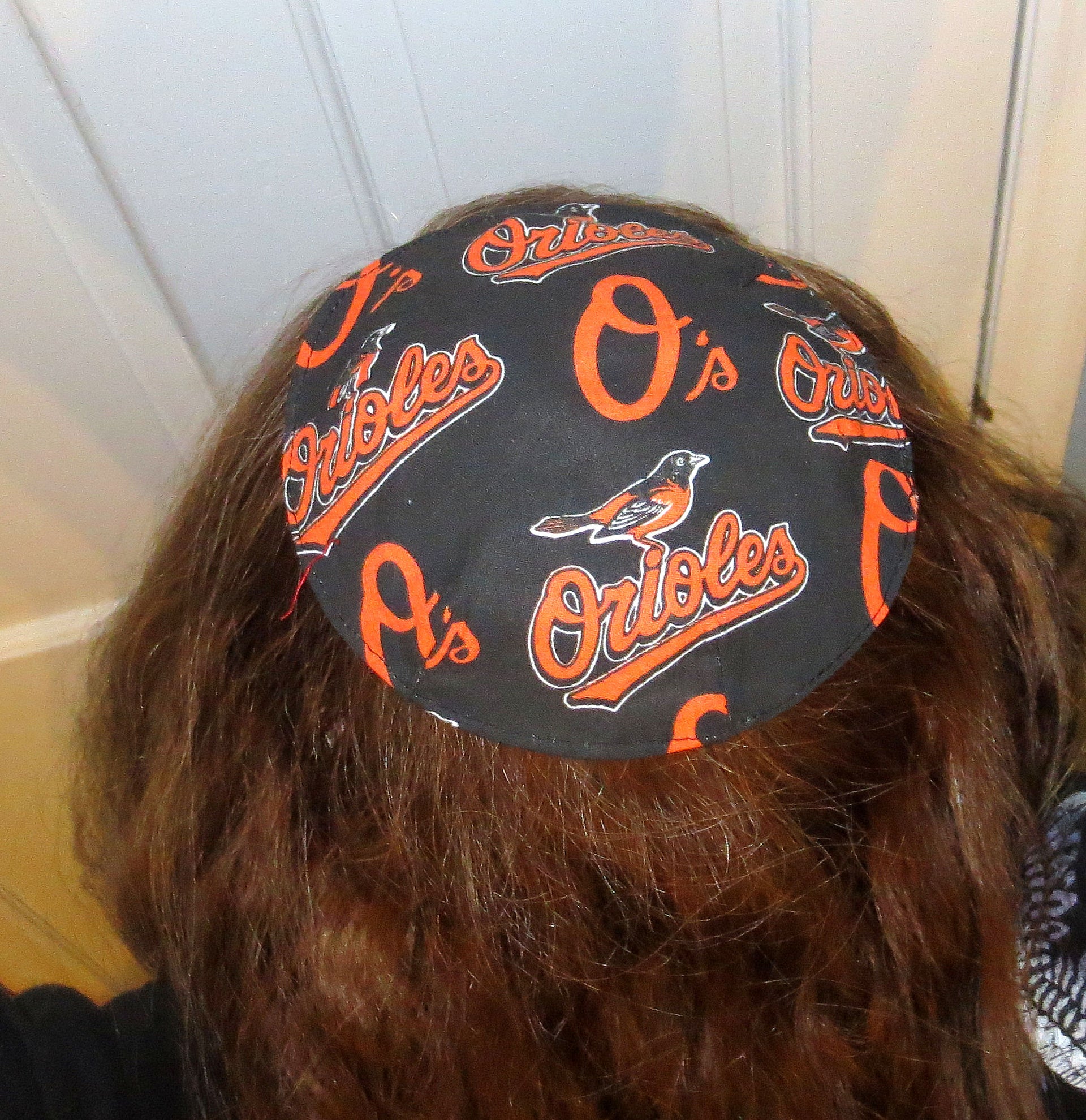 saucer reversible kippah or yarmulke major sports teams mlb baltimore orioles