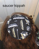 hockey team saucer reversible kippah or yarmulke major sports teams nhl