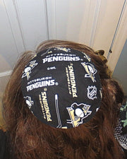 hockey team saucer reversible kippah or yarmulke major sports teams nhl pittsburgh penguins