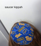 Saucer Reversible kippah or yarmulke college university teams