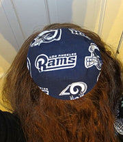 nfl saucer reversible kippah or yarmulke major sports teams nfl la rams