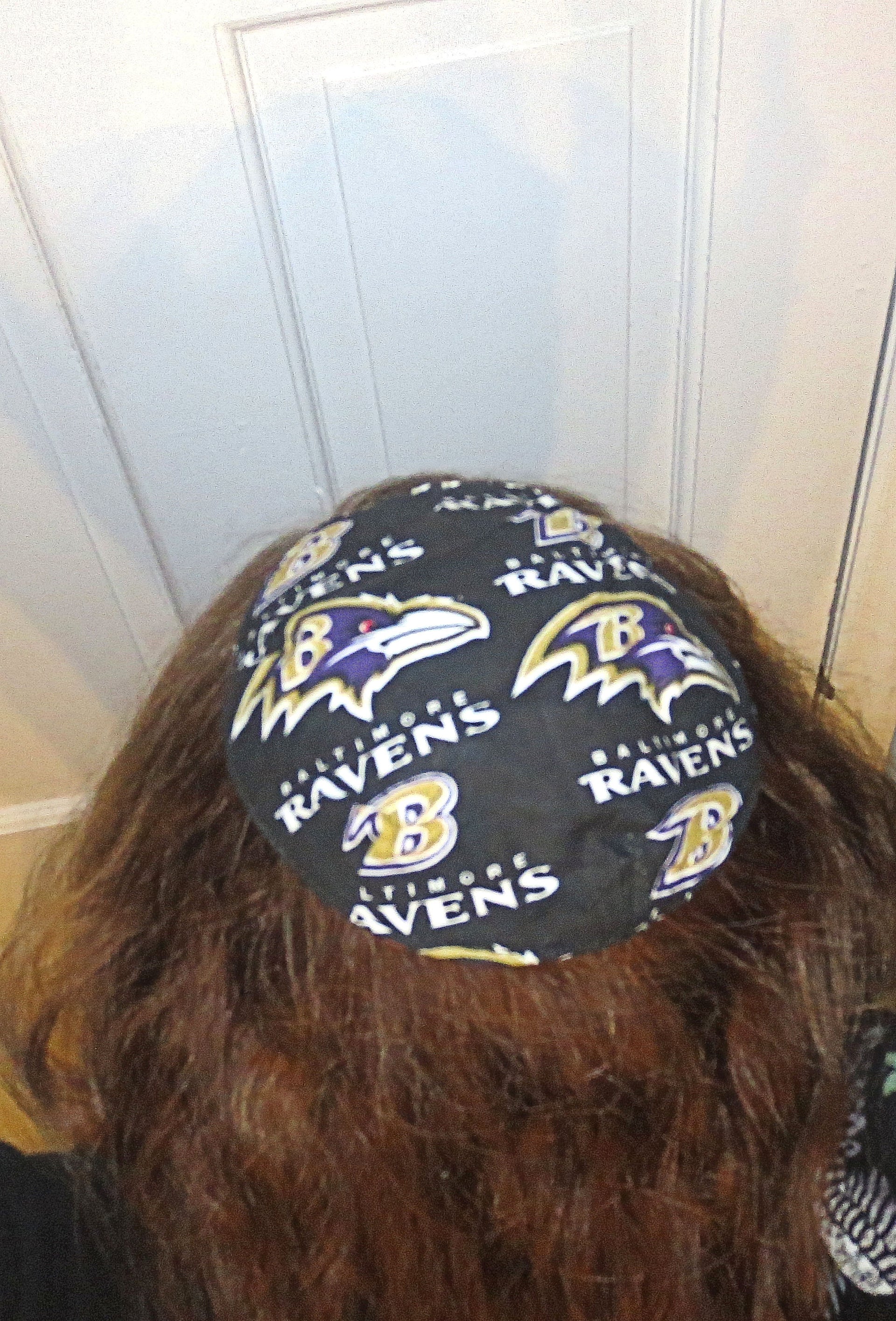 nfl saucer reversible kippah or yarmulke major sports teams nfl baltimore ravens