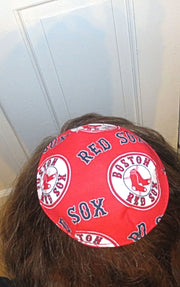 saucer reversible kippah or yarmulke major sports teams mlb boston red sox