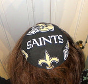 nfl saucer reversible kippah or yarmulke major sports teams nfl no saints