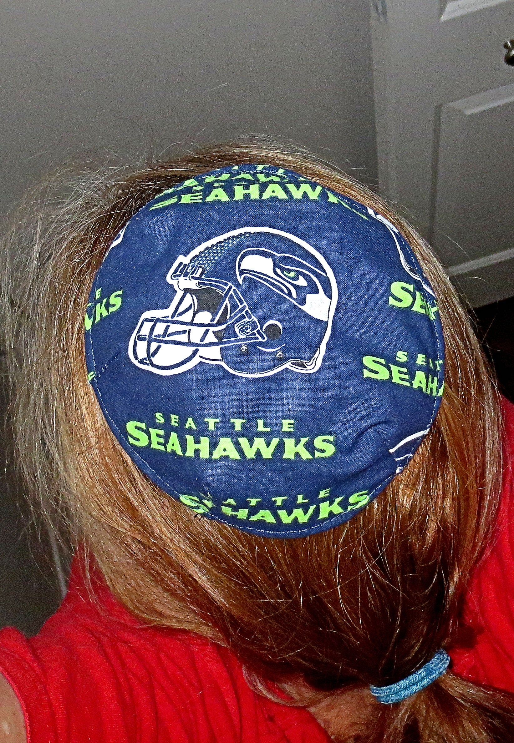 nfl saucer reversible kippah or yarmulke major sports teams nfl seattle seahawks