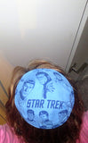 star trek kippah or yarmulke saucer style / original characters blue