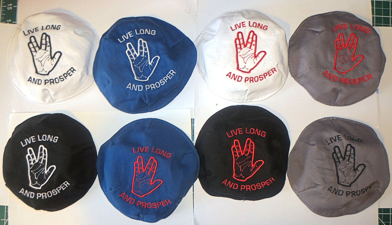 live long and prosper kippah spiritual yarmulke vulcan salute