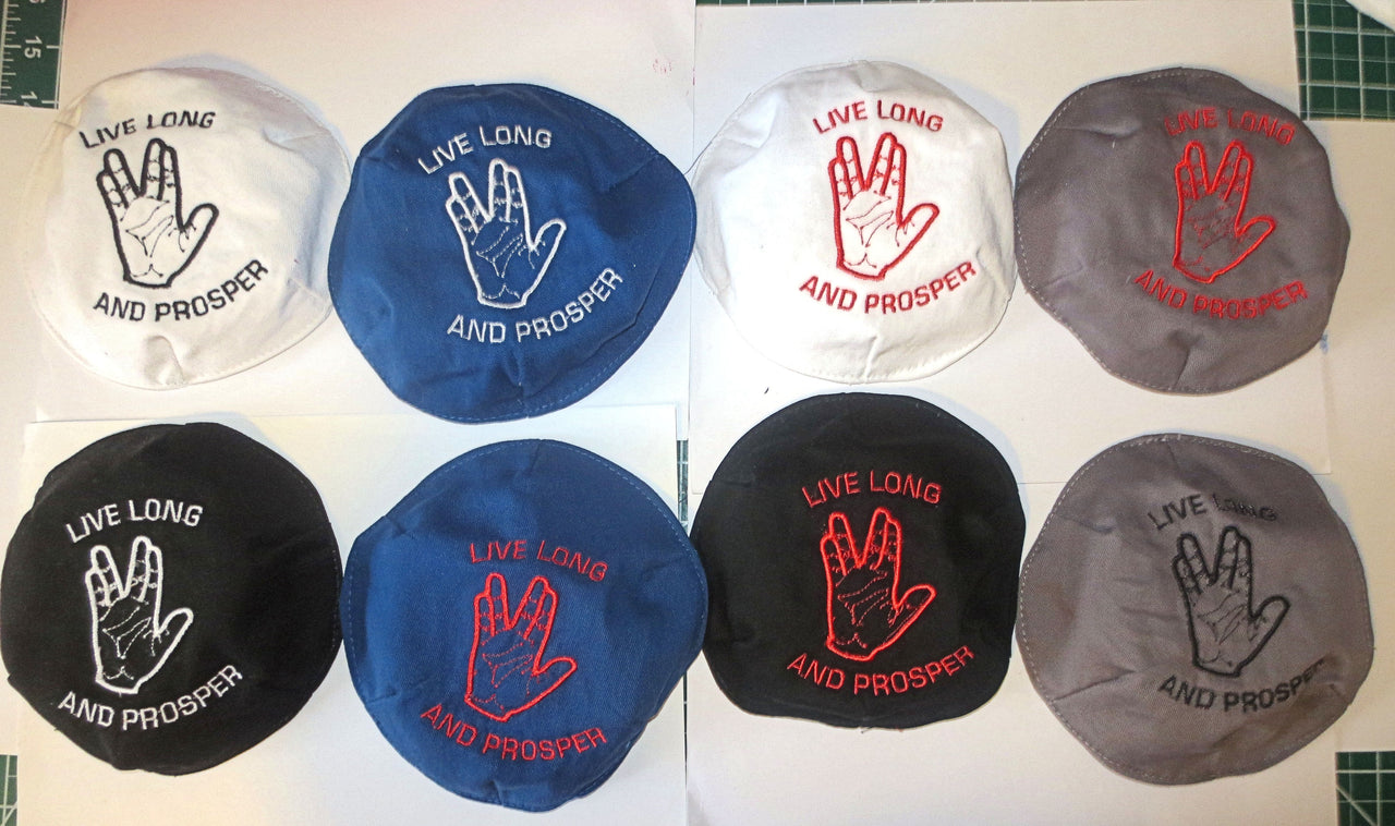 live long and prosper kippah spiritual yarmulke vulcan salute