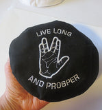 live long and prosper kippah spiritual yarmulke vulcan salute