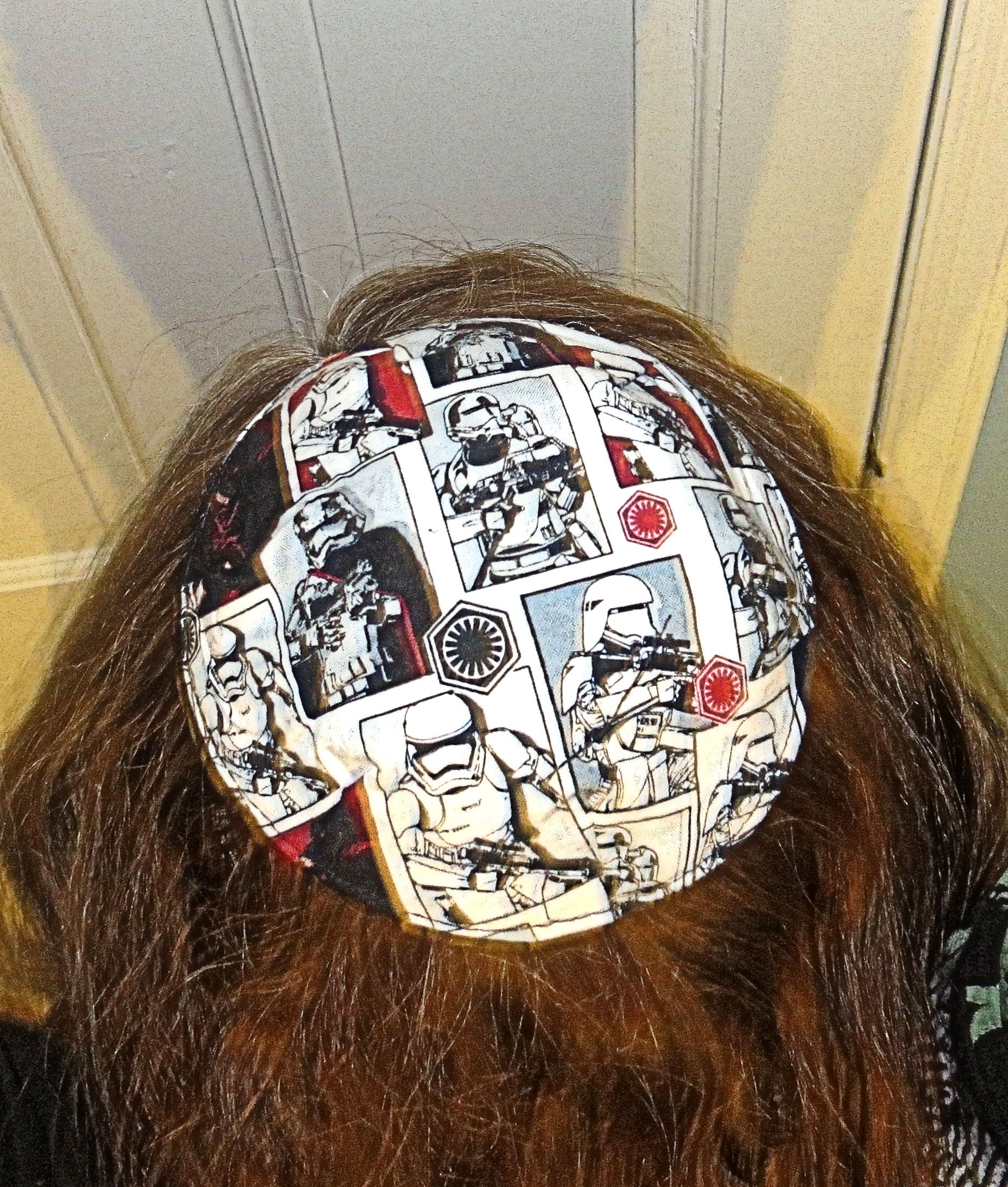 saucer kippah reversible select pattern both sides star wars star wars vii villians & kelo ren