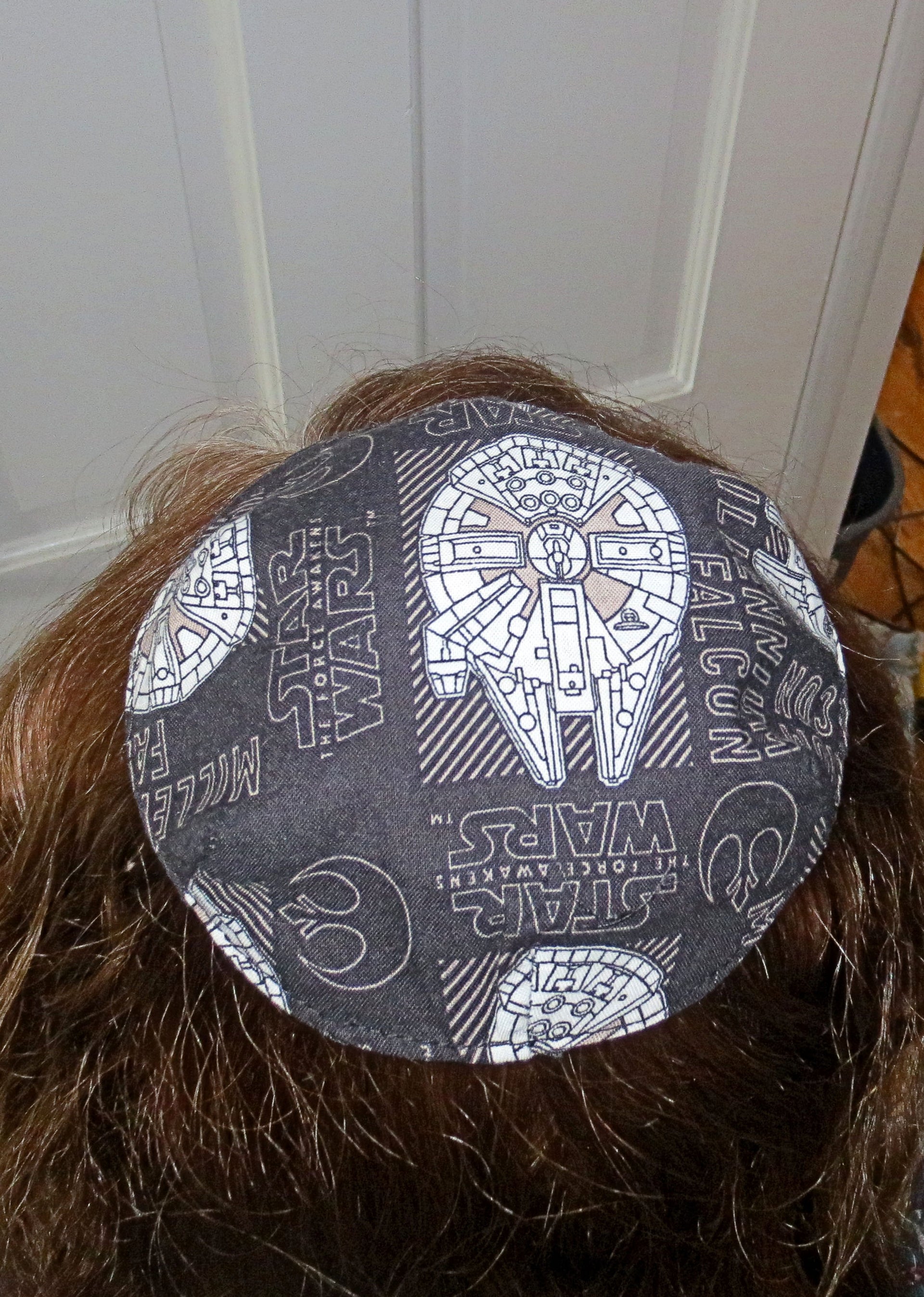 saucer kippah reversible select pattern both sides star wars millennium falcon