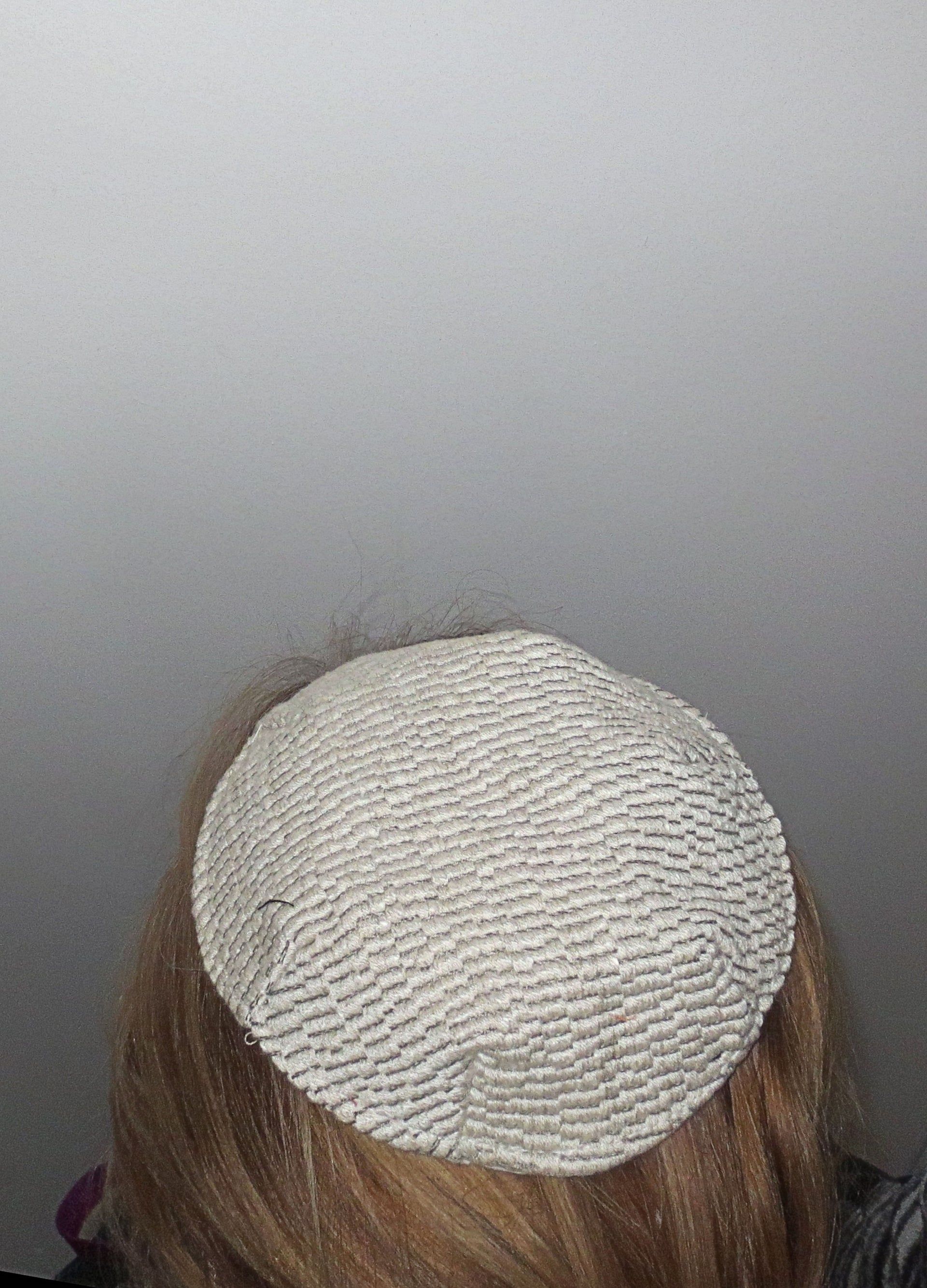 tapestry small kippah beautiful saucer yarmulke choice of fabrics oatmeal