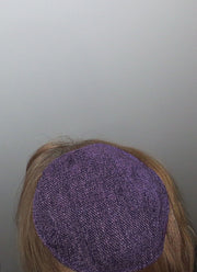 tapestry small kippah beautiful saucer yarmulke choice of fabrics purple amethyst weave