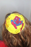 saucer kippah reversible select pattern both sides superheros & friends spiderman